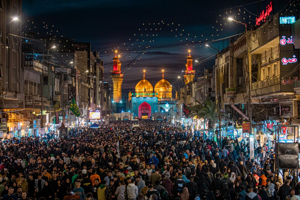 The holy Al-Kazimiyya Mosque (al-kadhimiya)